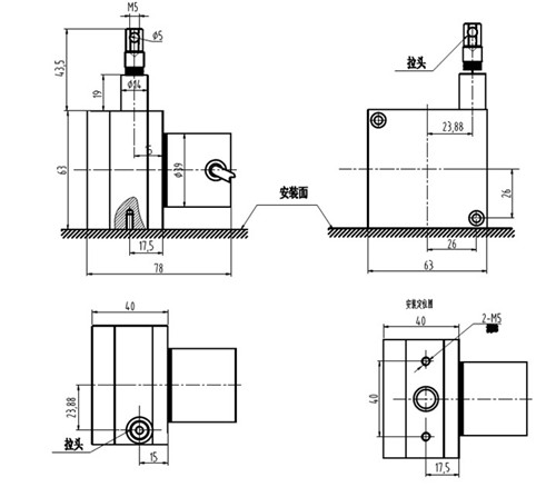 數(shù)字式拉繩(線)位移傳感器安裝調(diào)試事項